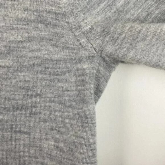 J.Crew x Liberty S Tippi Sweater Camomille Print Collar Gray Red White - Picture 2 of 15